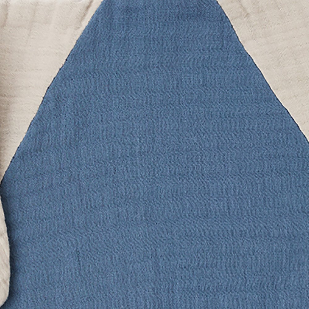 Bio Musselin Ente Kuscheltier & Greifling – Weiches Babyspielzeug aus Bio-Baumwolle, Blau