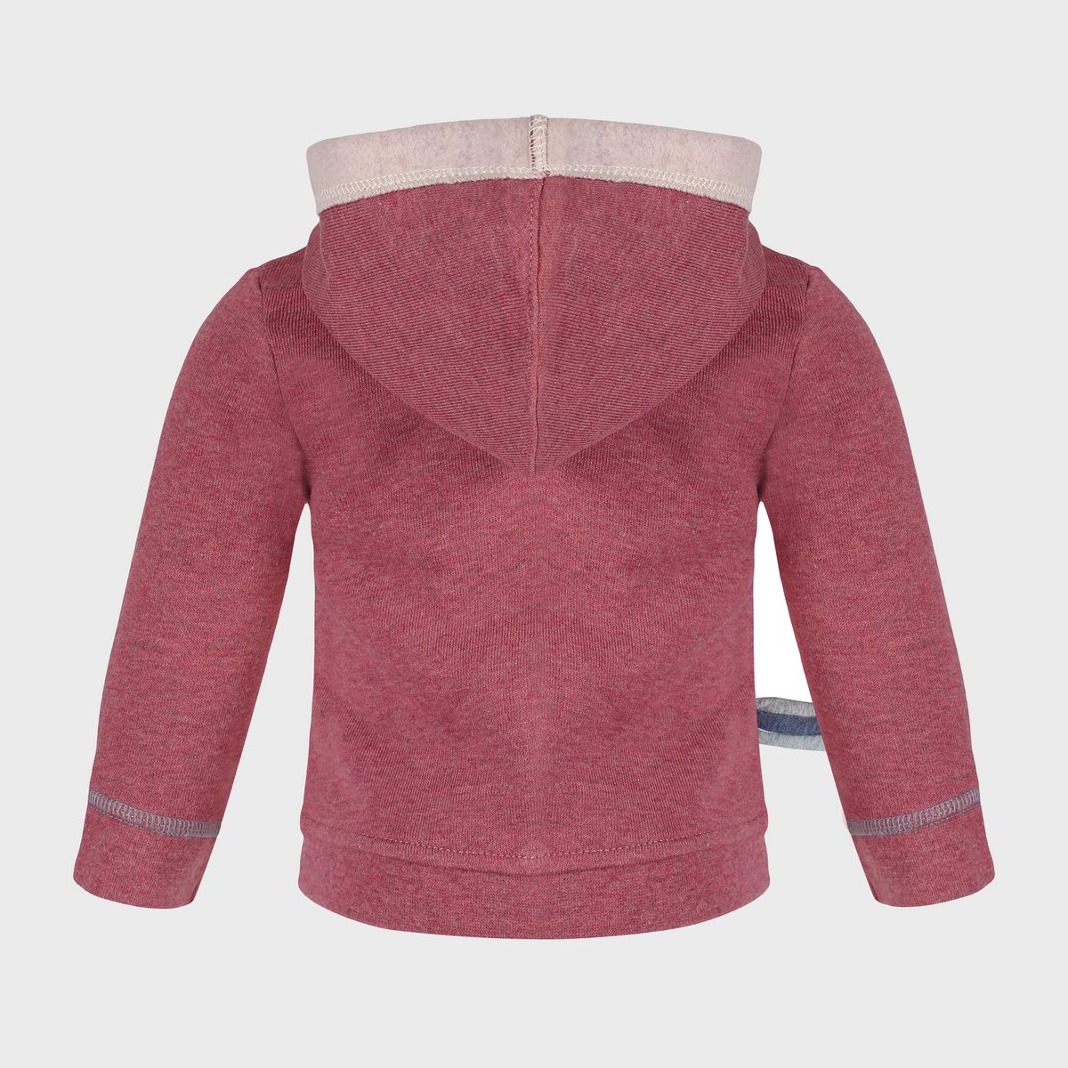 OrganicEra Bio-Baby-Kapuzenjacke, Bordeaux
