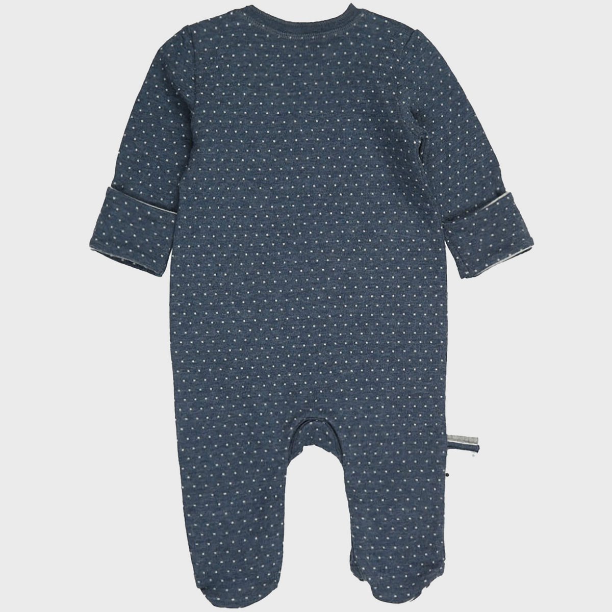 OrganicEra Bio-Schlafanzug für Babys mit Füßen, Indigo